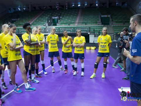 IMOCO VOLLEY, DOMANI AMICHEVOLE IN TRENTINO PER IL TORNEO “CESARINI SFORZA”