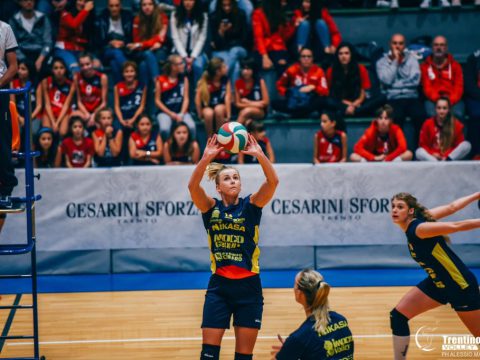 PANTERE OK ANCHE A TRENTO: 3-0 AL TRENTINO ROSA NEL TORNEO “CESARINI SFORZA”