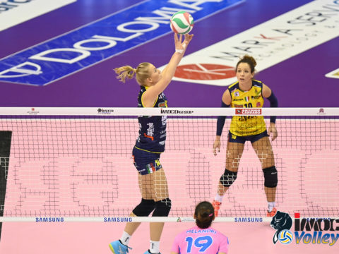 IMOCO VOLLEY – SAUGELLA MONZA: ATTO TERZO DOMENICA AL PALAVERDE