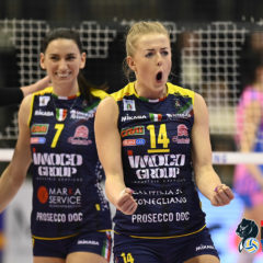 IMOCO VOLLEY – SAUGELLA MONZA, ATTO SECONDO DOMANI A MONZA L’ANDATA DEI QUARTI DI FINALE DI COPPA ITALIA