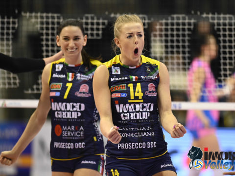 IMOCO VOLLEY – SAUGELLA MONZA, ATTO SECONDO DOMANI A MONZA L’ANDATA DEI QUARTI DI FINALE DI COPPA ITALIA