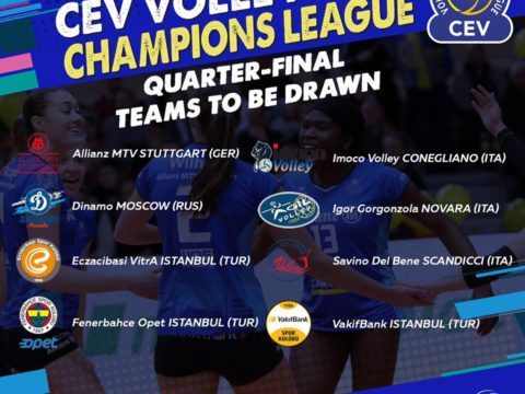 CEV CHAMPIONS LEAGUE: VENERDì ALLE 13 IL SORTEGGIO