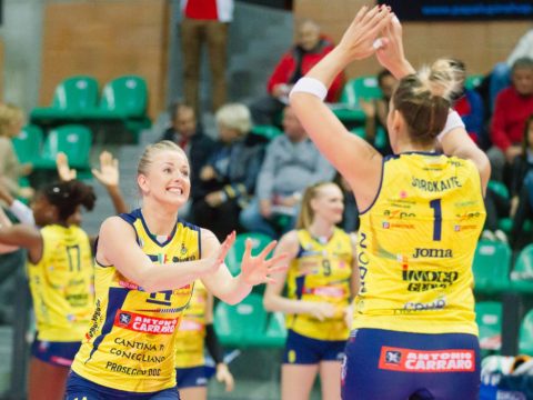 IMOCO VOLLEY OTTOVOLANTE! VINCE A CUNEO NELL’ANTICIPO