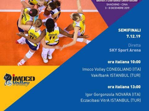 IN SEMIFINALE C’E’ IL VAKIFBANK ISTANBUL, CAMPIONE IN CARICA E “BESTIA NERA” DELLE PANTERE – DOMANI, SABATO, ALLE 10.00 DIRETTA SKY SPORT