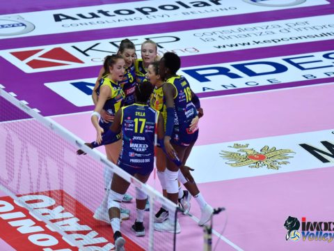 IMOCO VOLLEY, SI TORNA IN CAMPIONATO: DOMANI L’INFRASETTIMANALE A PERUGIA (20.30 diretta LVFTV e PMGSport)