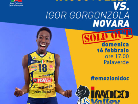 CONTINUA LA “PANTERE MANIA”, GIA’ TUTTO ESAURITO PER IMOCO-IGOR DI DOMENICA!