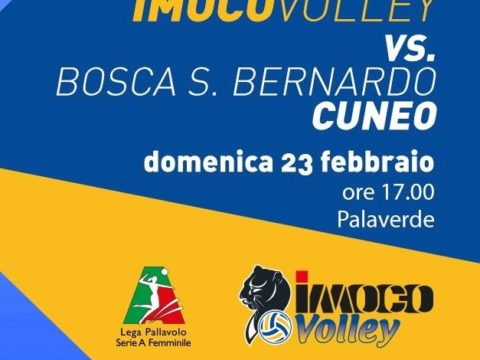 A.CARRARO IMOCO, DOMANI IL SORTEGGIO/CHAMPIONS (ore 13, diretta FB) – PREVENDITA PER IMOCO-BOSCA CUNEO DI DOMENICA (ore 17-Palaverde)