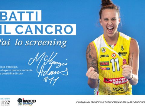 L’ULSS 2 GIOCA D’ANTICIPO CON IMOCO VOLLEY, RIPARTE LA CAMPAGNA PRO SCREENING