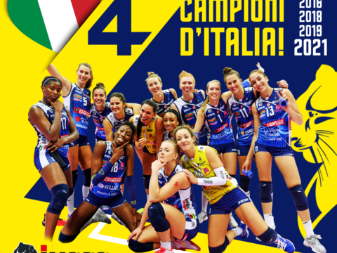 L’IMOCO E’ CAMPIONE D’ITALIA! PANTERE TRICOLORI, QUARTO SCUDETTO!!