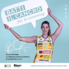 IMOCO VOLLEY ANCORA AL FIANCO DI ULSS2: ” GIOCARE D’ANTICIPO PER BATTERE IL CANCRO”