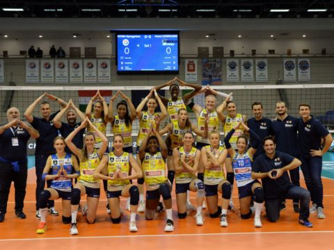 L’A.CARRARO IMOCO VOLLEY E’ UN…TRATTORE IN UNGHERIA: NETTO 3-0 AL FATUM E ORA SI PENSA AL MONDIALE