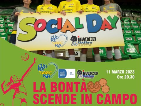 CUOREDARENA PRESENTA LA TERZA GIORNATA “SOCIALE” AL PALAVERDE SABATO “LA BONTA’ SCENDE IN CAMPO” CON AIPD 