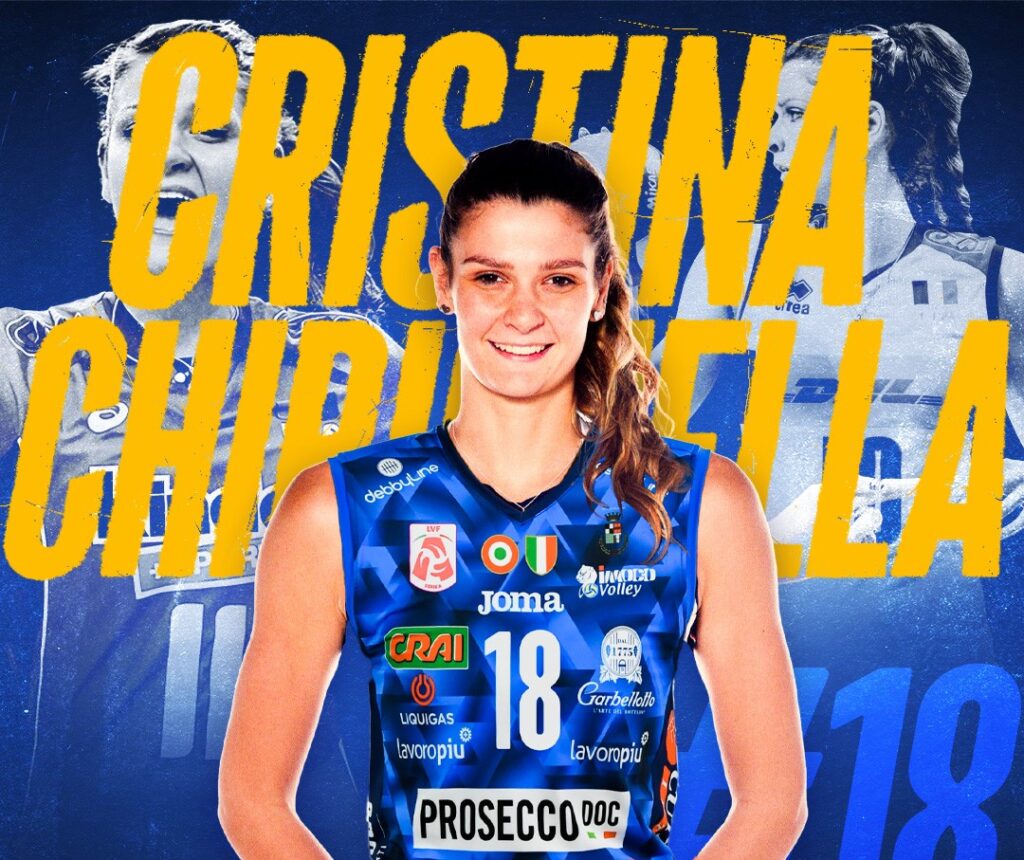 CRISTINA CHIRICHELLA’S EXPERIENCE AND CLASS FOR THE PROSECCO DOC IMOCO VOLLEY 20254/25!