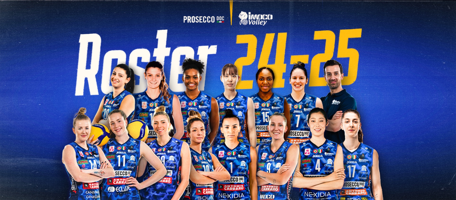 Lista de jogadores do Imoco Volleyball 2024-25