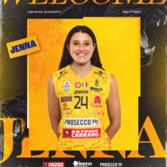 DAGLI USA JENNA EWERT, SARA’ LA VICE-WOLOSZ PER LA PROSECCO DOC IMOCO CONEGLIANO 2025/26!
