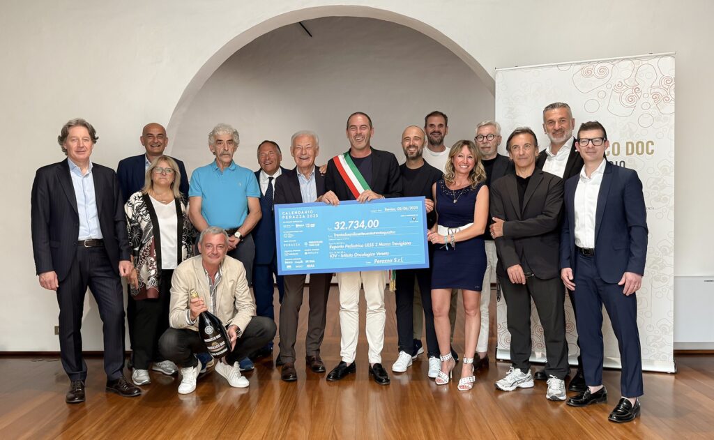 PERAZZA 2025 CALENDAR: OVER 32 THOUSAND EUROS DONATED TO IOV AND PEDIATRICS OF THE TREVISO HOSPITAL