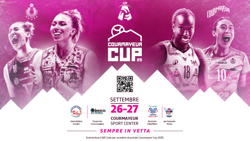 COURMAYEUR CUP, 26 E 27 SETTEMBRE LE PANTERE SOTTO IL MONTE BIANCO CON NOVARA, MILANO E SCANDICCI