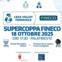 10 月 18 日在的里雅斯特举行的 FINECO 超级杯，VERO 截击挑战赛预售开始