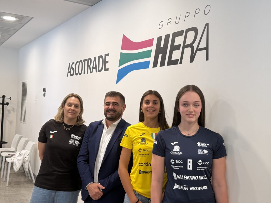 NEXT GEN IMOCO VOLLEY, PRESENTAZIONE DELLE MAGLIE ALLO SPORTELLO ASCOTRADE GRUPPO HERA