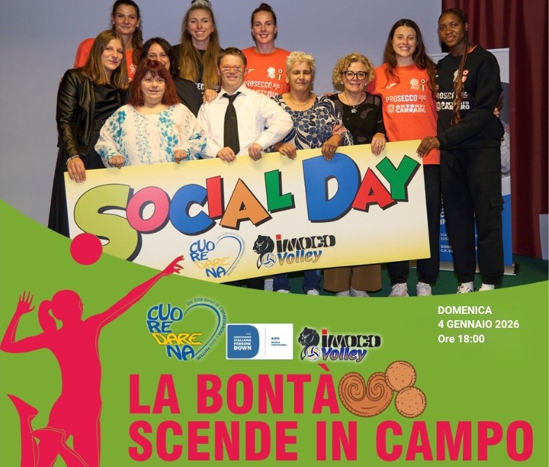 CUOREDARENA, DOMENICA CON NOVARA IL SOCIAL DAY DI AIPD (Associazione Italiana Persone Down)  