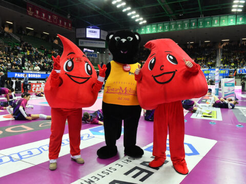 DOMENICA TUTTO ESAURITO AL PALAVERDE CONTRO MACERATA: AVIS DAY E FESTA PER LA COPPA ITALIA, LE PANTERE SFILANO CON IL TROFEO ALZATO A TORINO (h 17, diretta VBTV)