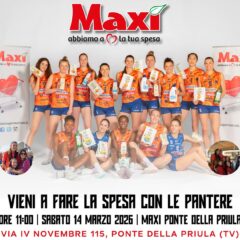 LA SETTIMANA DELLE PANTERE: PLAYOFF CHAMPIONS (mercoledì) E CAMPIONATO (domenica), EVENTI CON OMODA-JAECOO E SUPERMERCATI MAXì