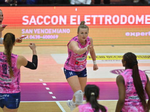 FINALE SCUDETTO -2: ASIA WOLOSZ SCALPITA “FINALMENTE SI GIOCA!” – IL TROPHY TOUR ALL’IMOCO BISTROT E LE INIZIATIVE PER GARA1