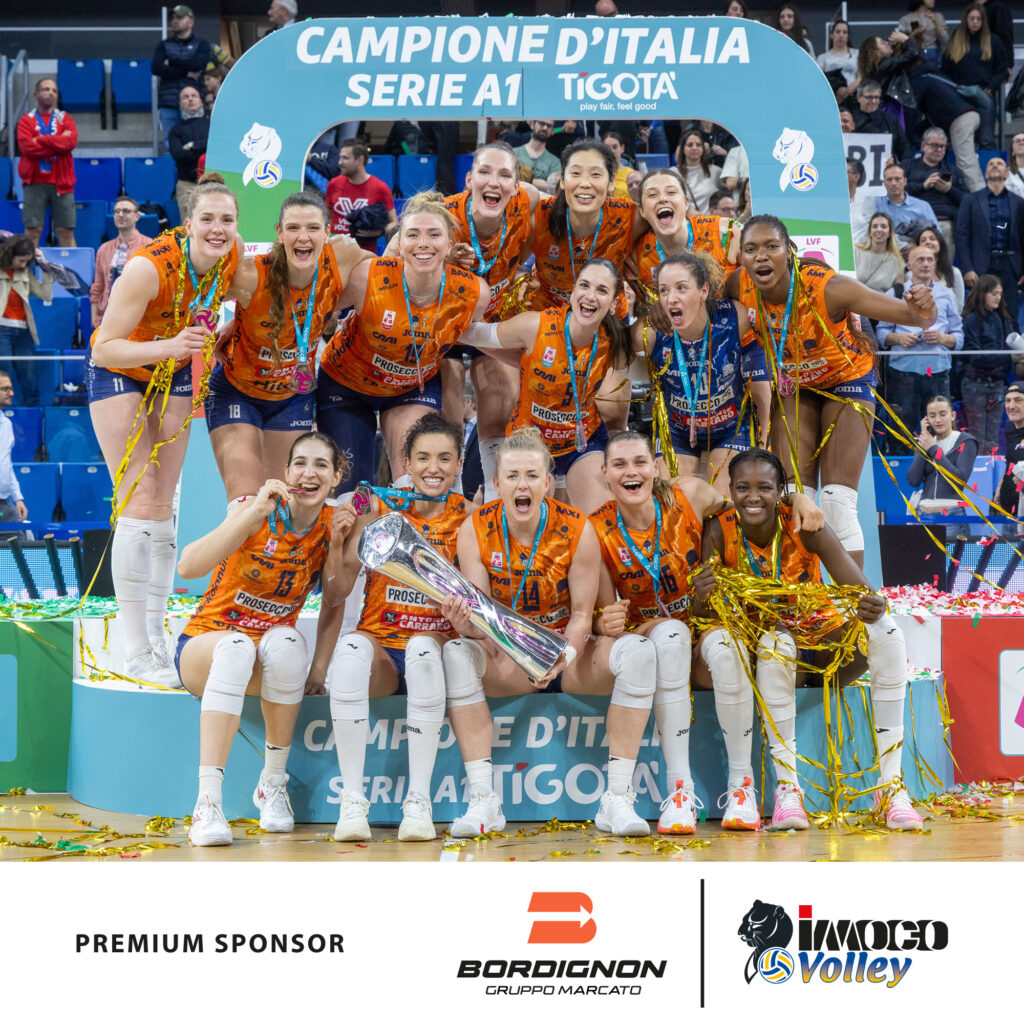 BORDIGNON è nuovo Premium Sponsor della Prosecco DOC Imoco Volley Conegliano per la stagione 2026/2027