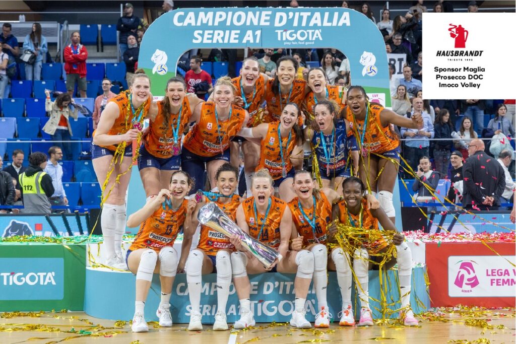 Hausbrandt Sponsor Gold Maglia Prosecco DOC Imoco Volley per il prossimo triennio – Un progetto che unisce territorio, eccellenza e visione internazionale