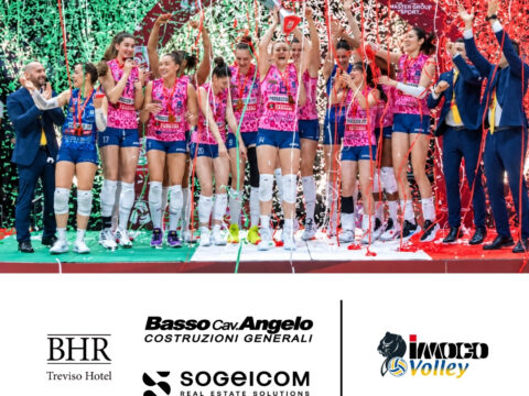 NUOVA PARTNERSHIP GRUPPO BASSO E PROSECCO DOC IMOCO VOLLEY  “DOVE SPORT, IMPRESA E COMUNITA’ SI INCONTRANO”