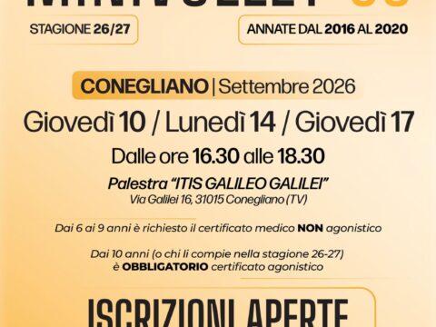 MINIVOLLEY S3 EM CONEGLIANO – INÍCIO DOS REGISTROS E DIAS DE TESTE!